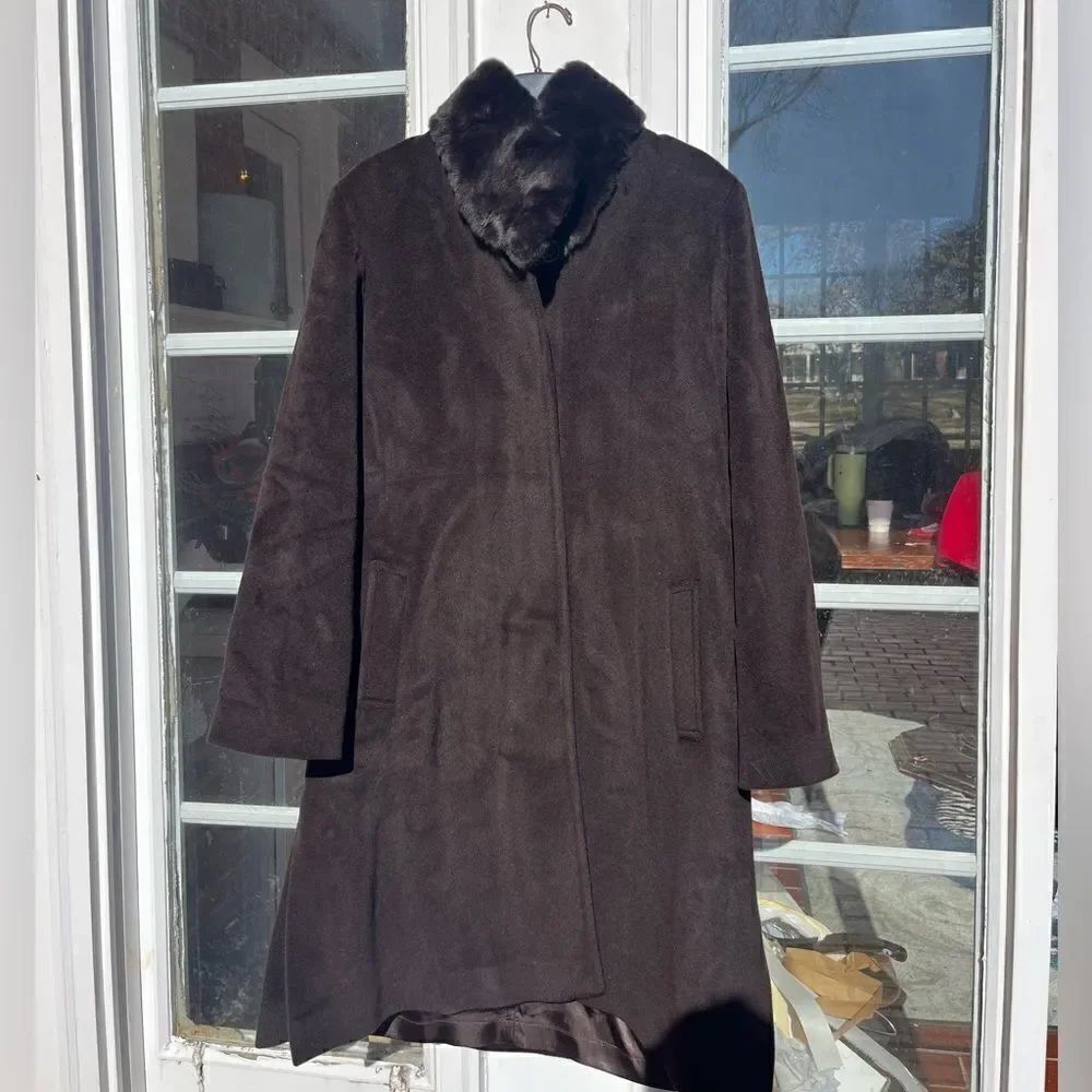 Dale Dressin Amicale Angora Rabbit Fur Coat